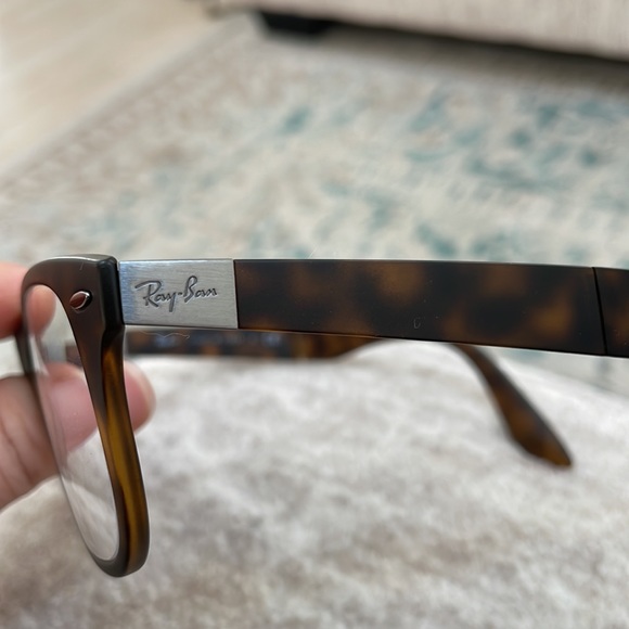 Unisex Foldable Ray Ban prescription eye glasses + case - Picture 9 of 9